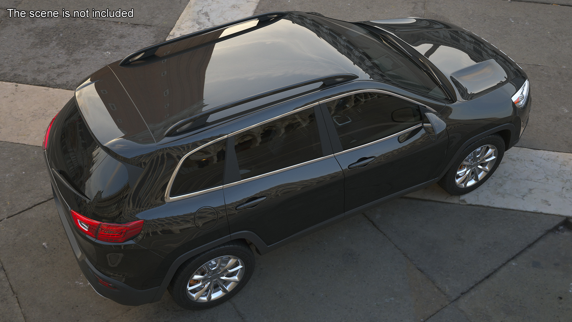 Modern SUV Rigged 3D