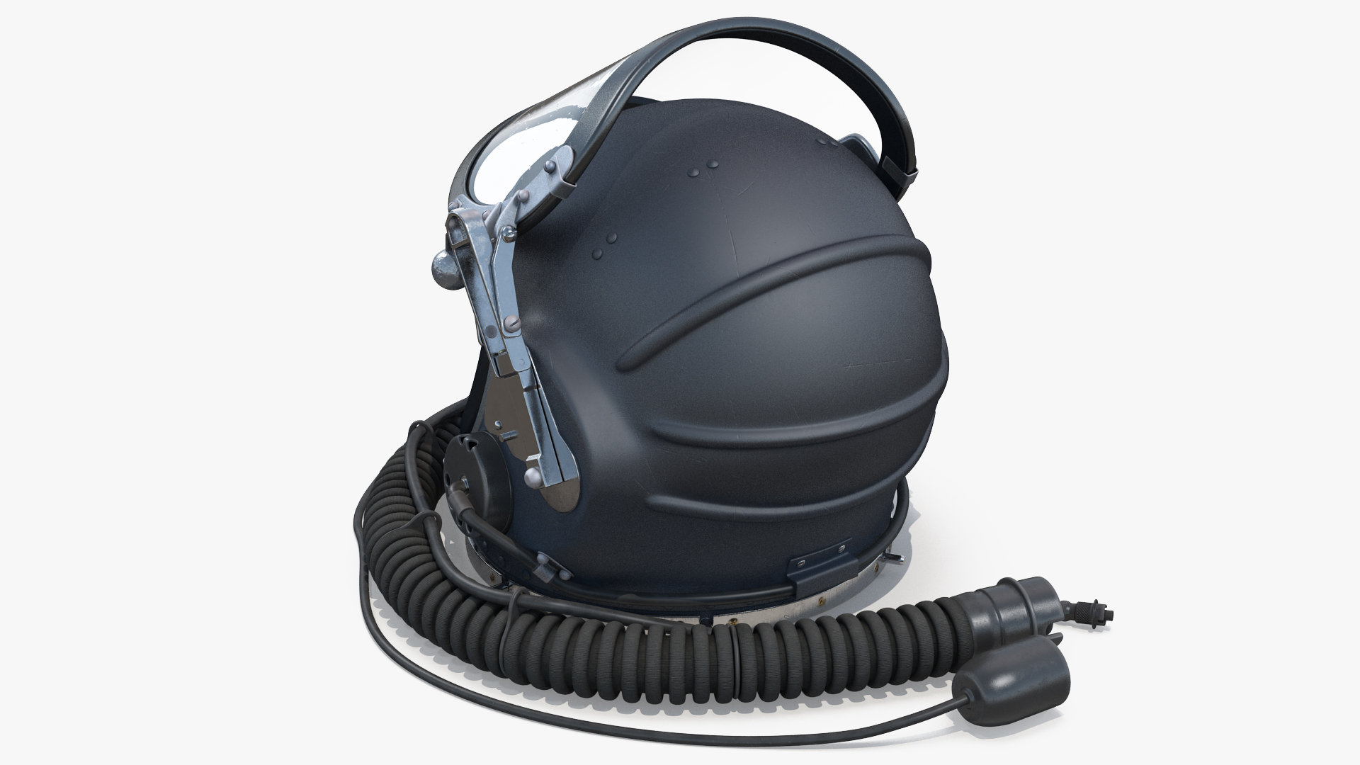 3D Flight Helmet Raised Visor