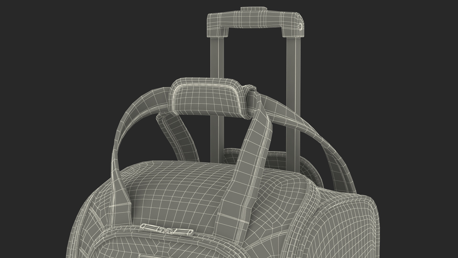 3D Softshell Rolling Luggage Samsonite Black