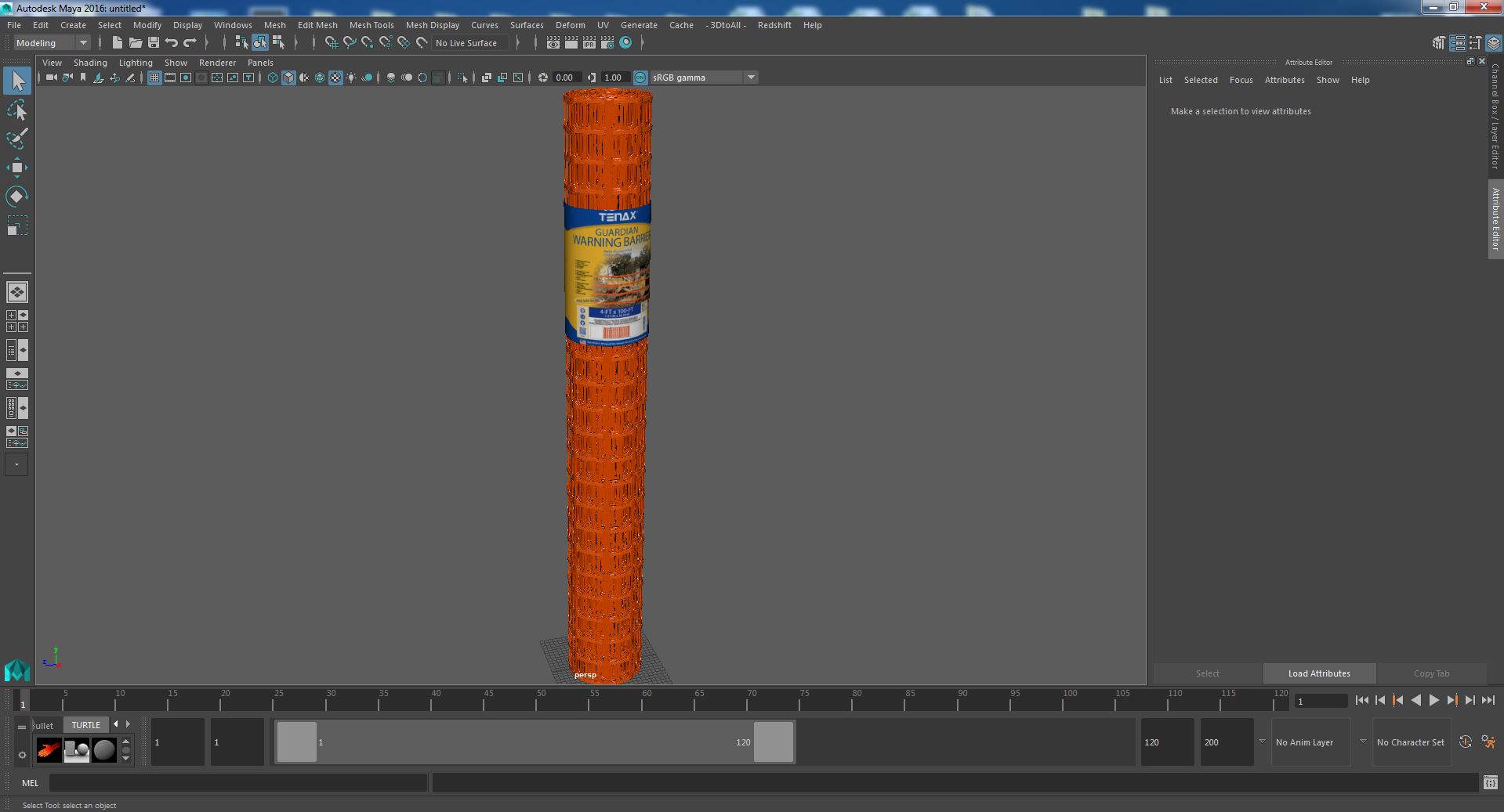3D Barrier Tenax Mesh Roll model