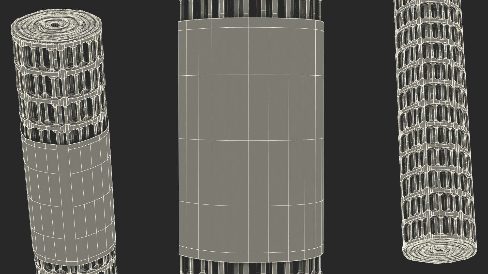 3D Barrier Tenax Mesh Roll model