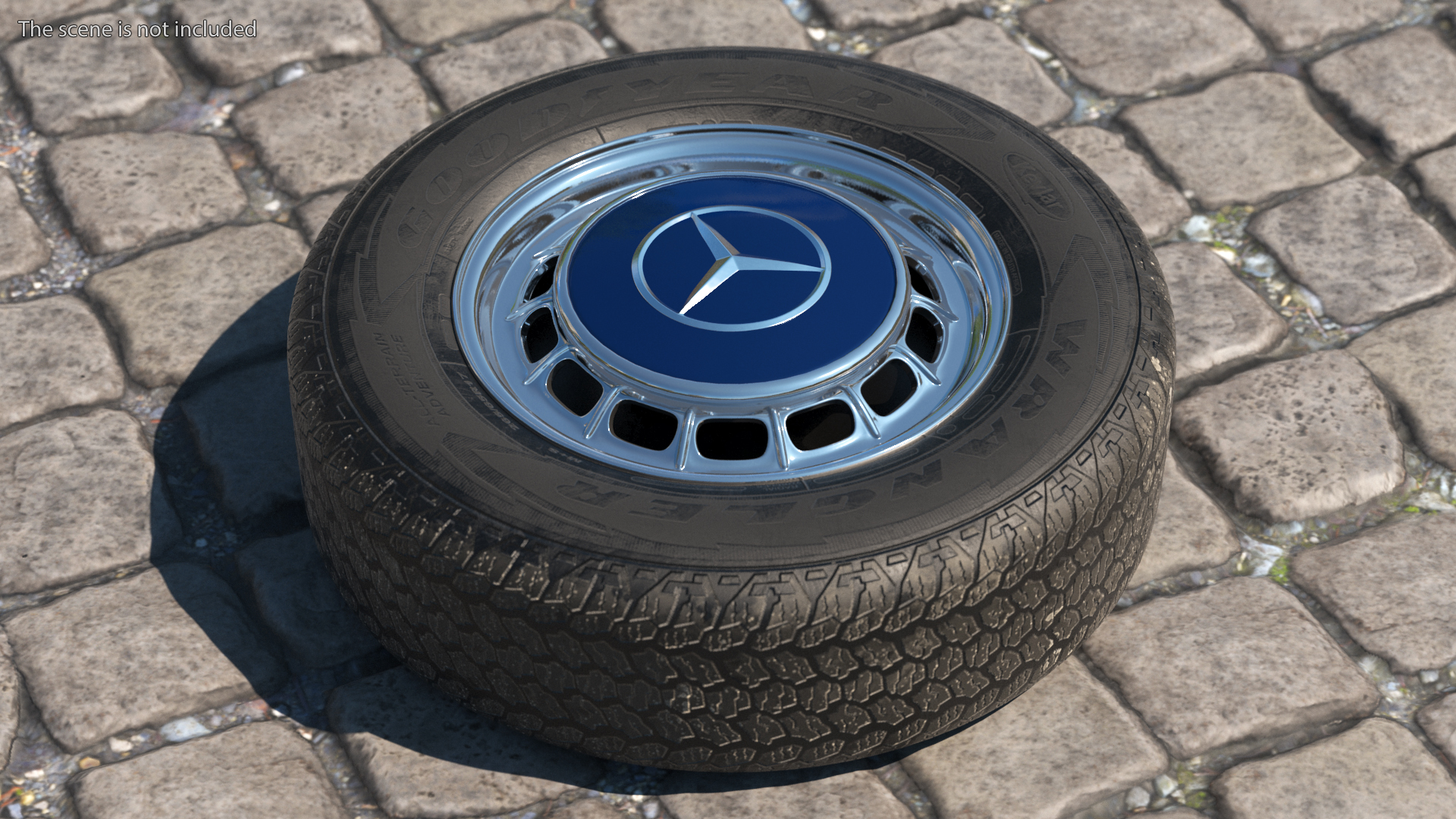 3D Mercedes Benz 350 SE Wheel
