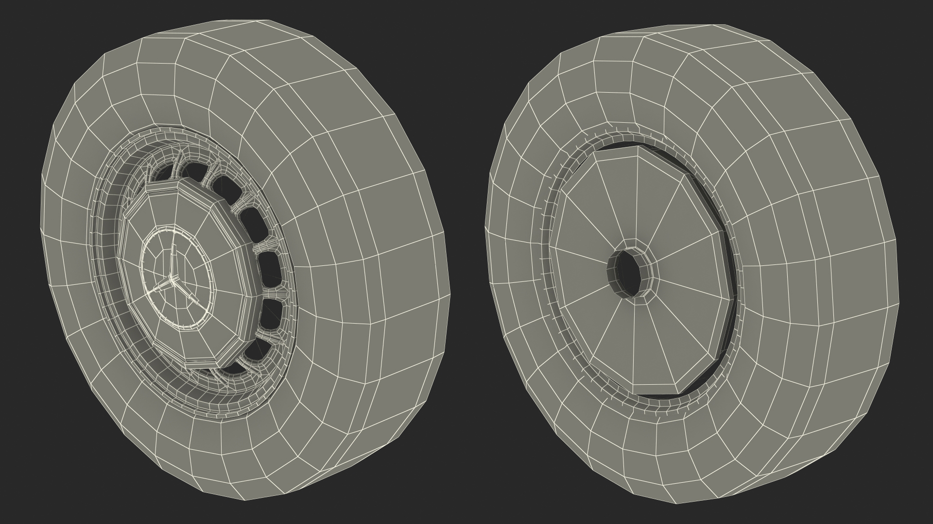3D Mercedes Benz 350 SE Wheel