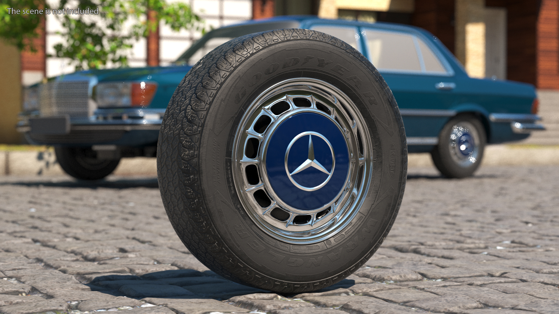 3D Mercedes Benz 350 SE Wheel