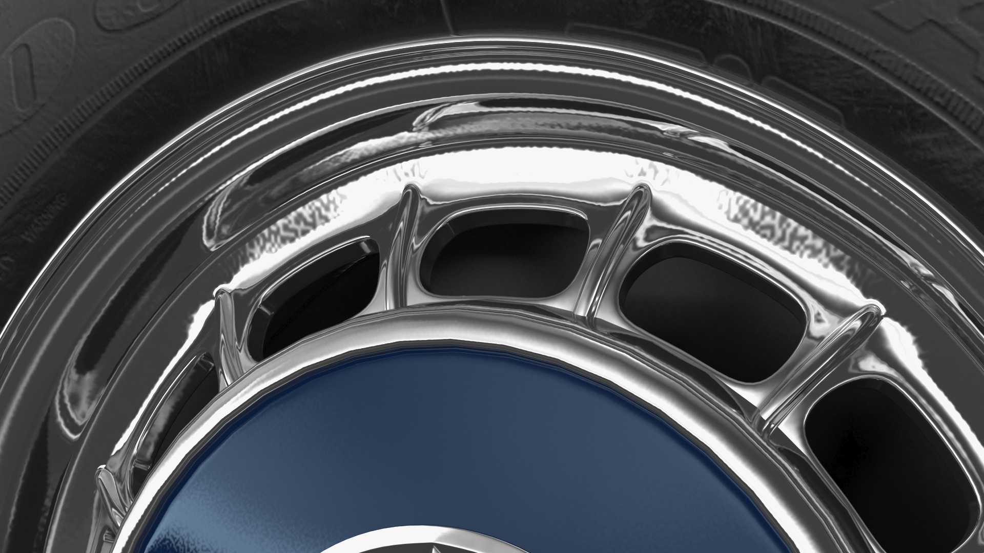 3D Mercedes Benz 350 SE Wheel