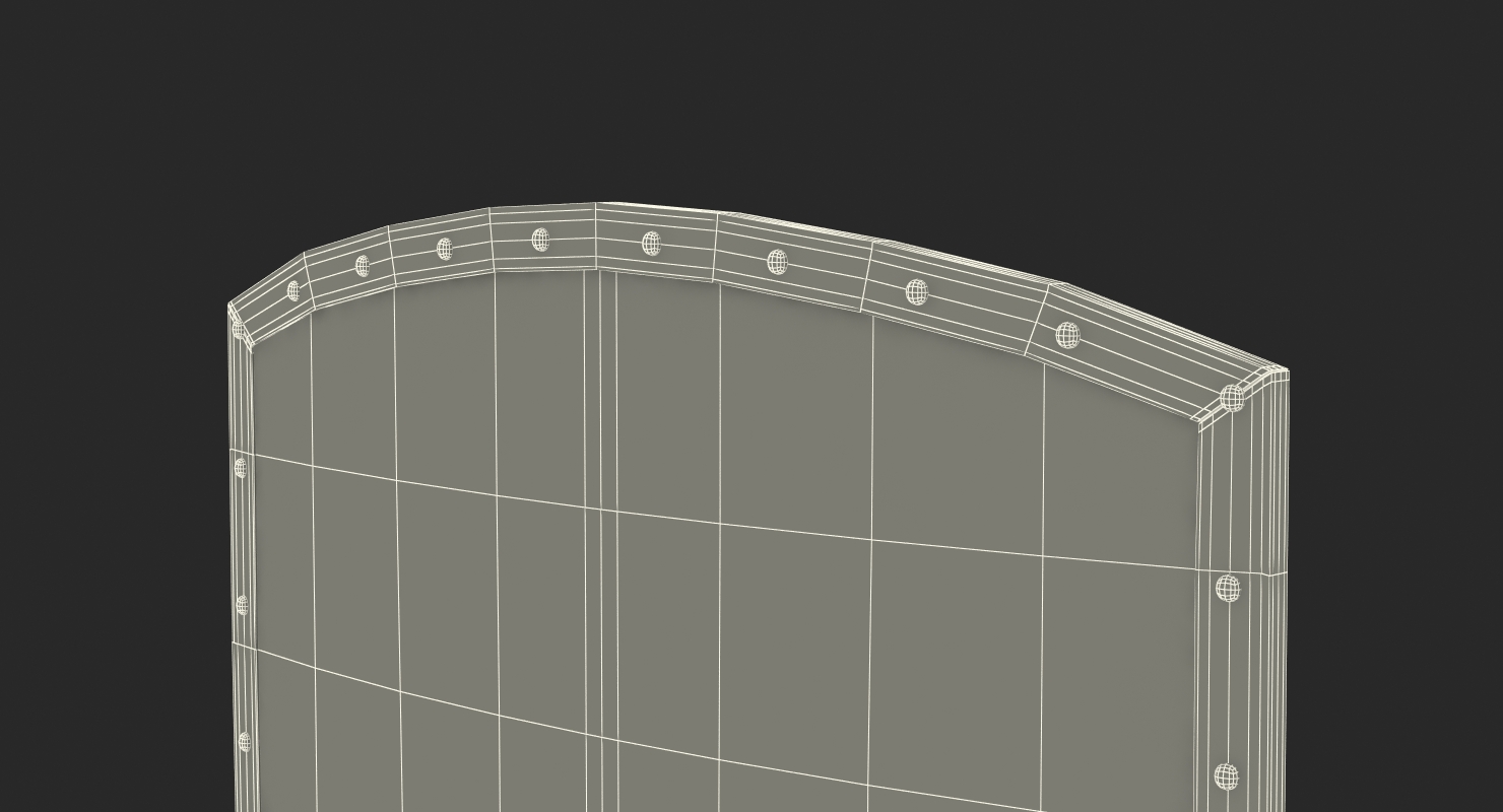 3D European Medieval Heater Shield