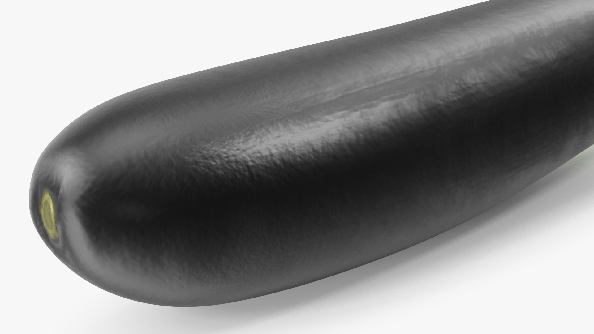 3D Black European Eggplant model
