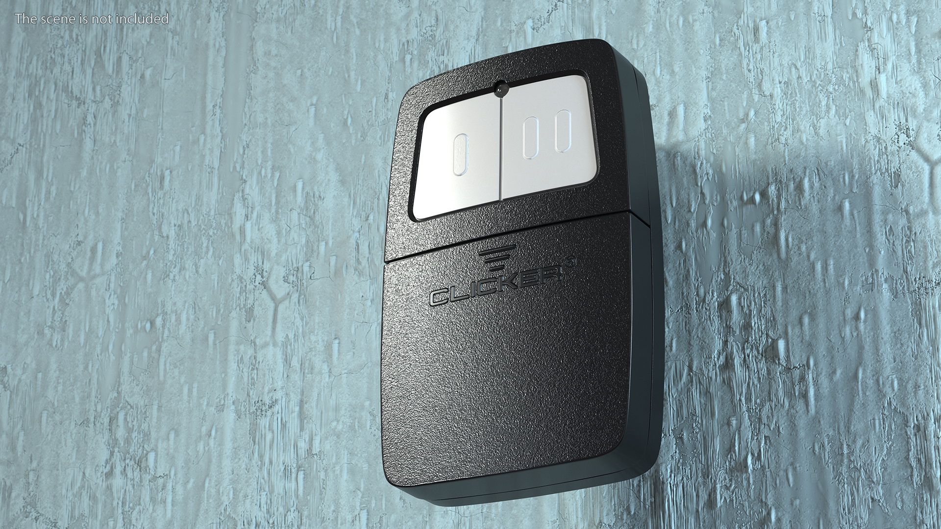 3D model Clicker Klik1U Universal Garage Door Opener Remote