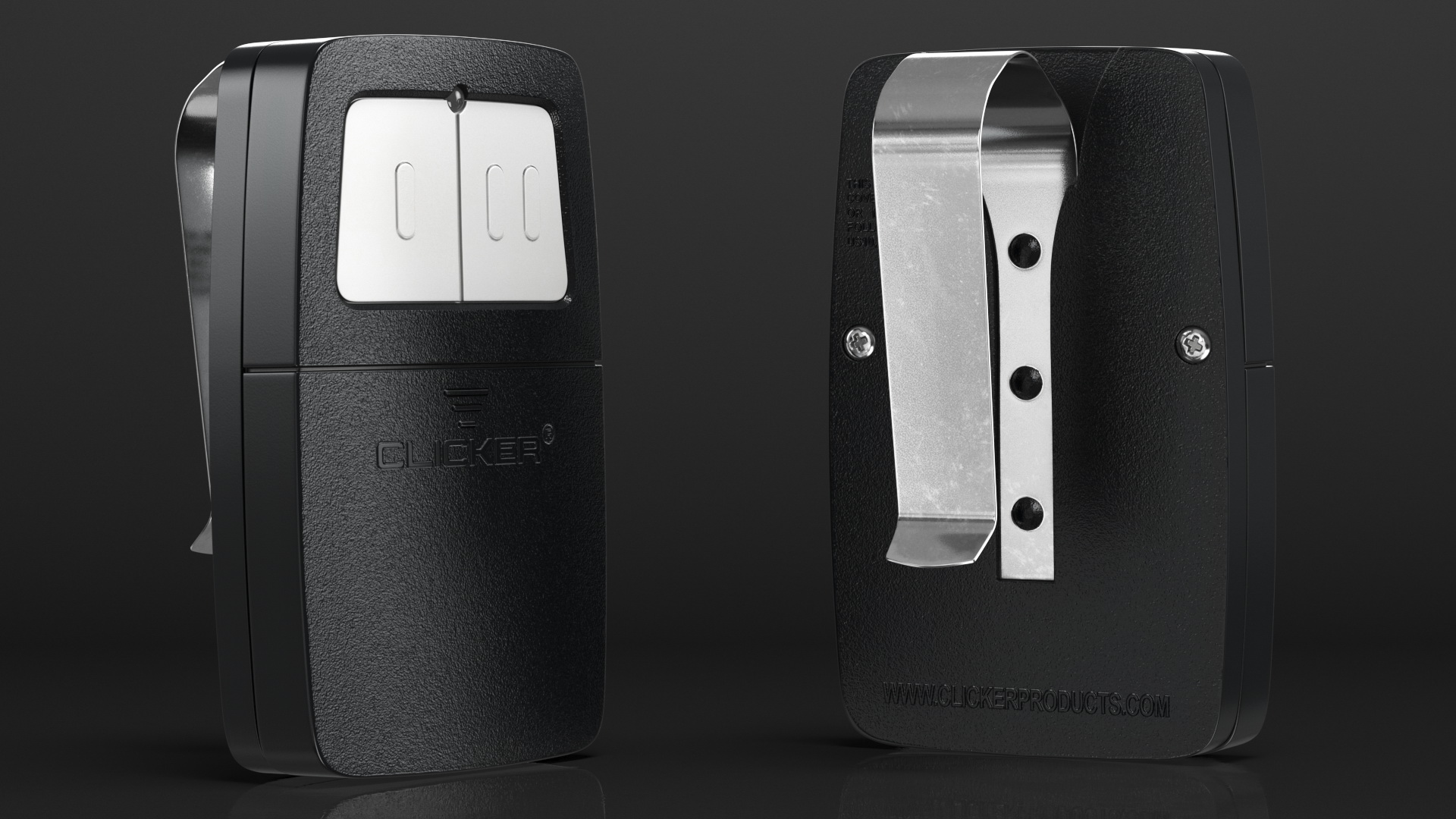 3D model Clicker Klik1U Universal Garage Door Opener Remote