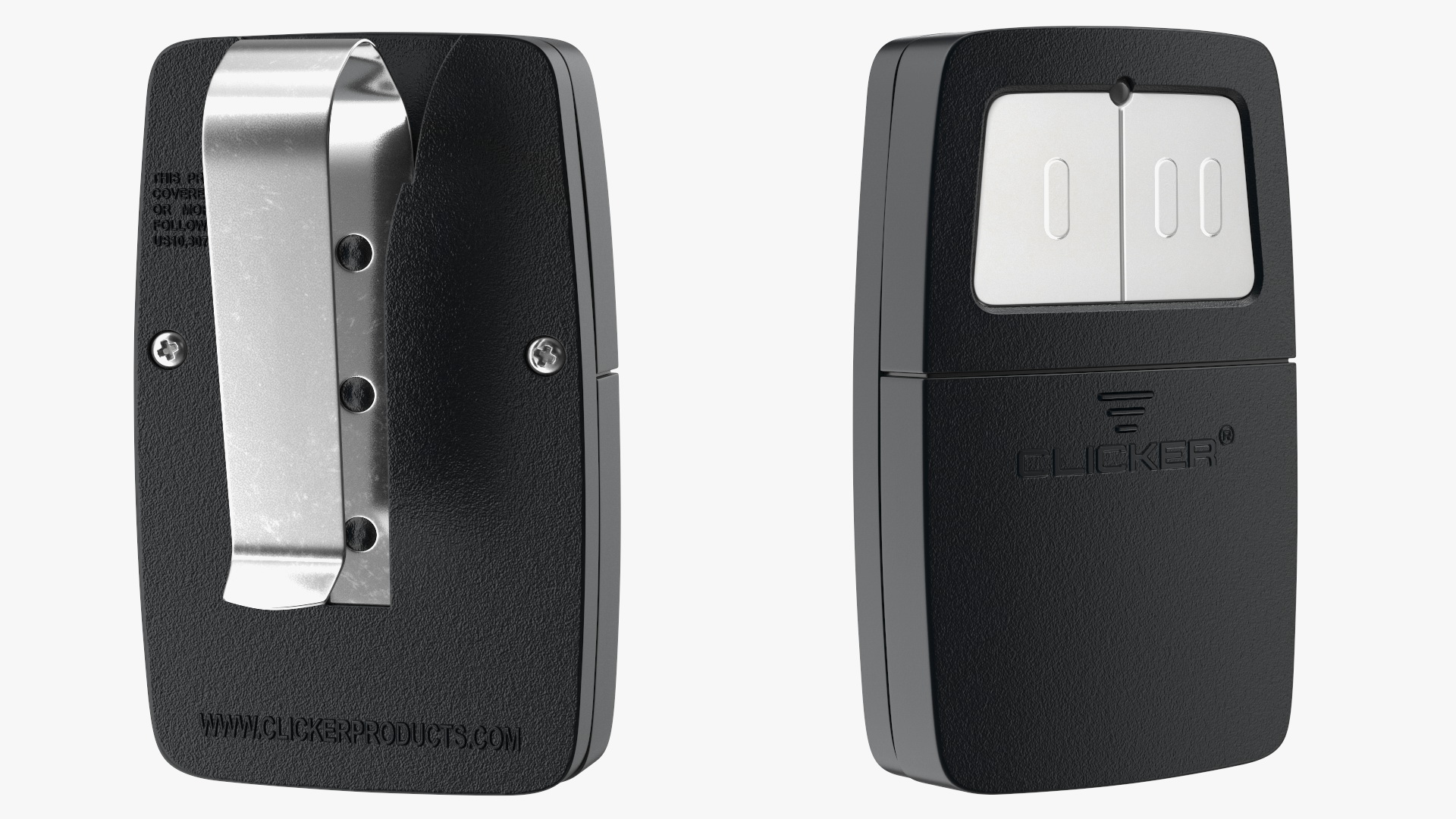 3D model Clicker Klik1U Universal Garage Door Opener Remote