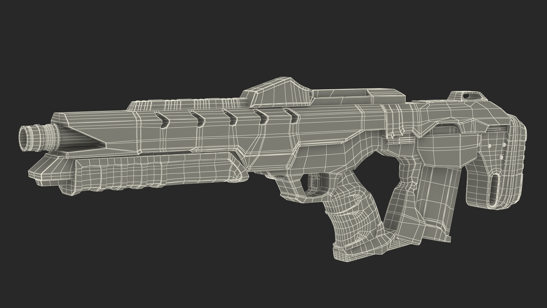 3D Sci-Fi Weapon model
