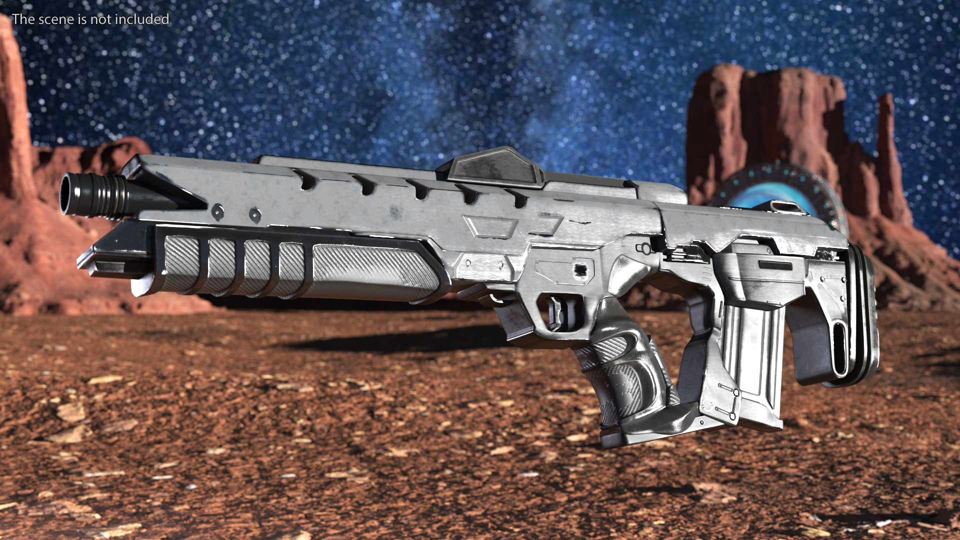 3D Sci-Fi Weapon model