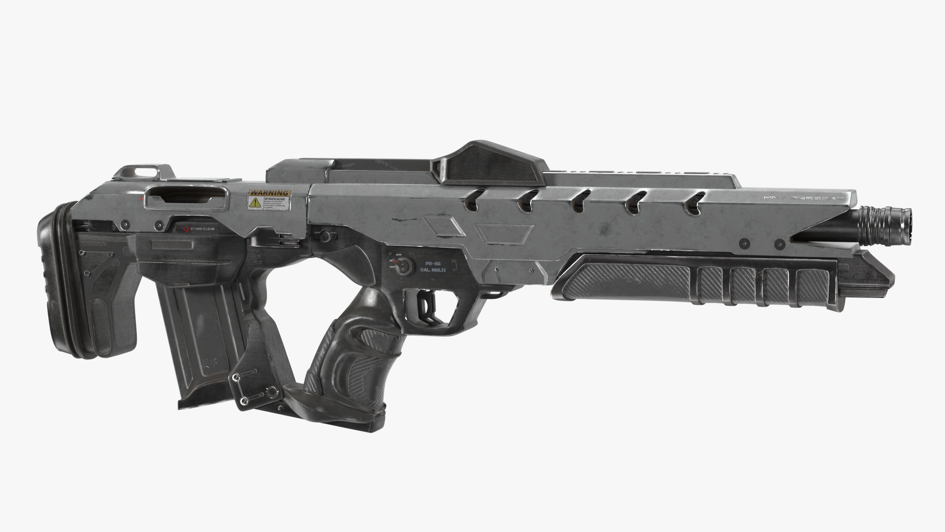 3D Sci-Fi Weapon model