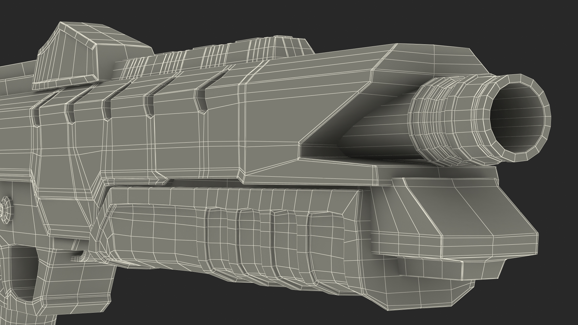 3D Sci-Fi Weapon model