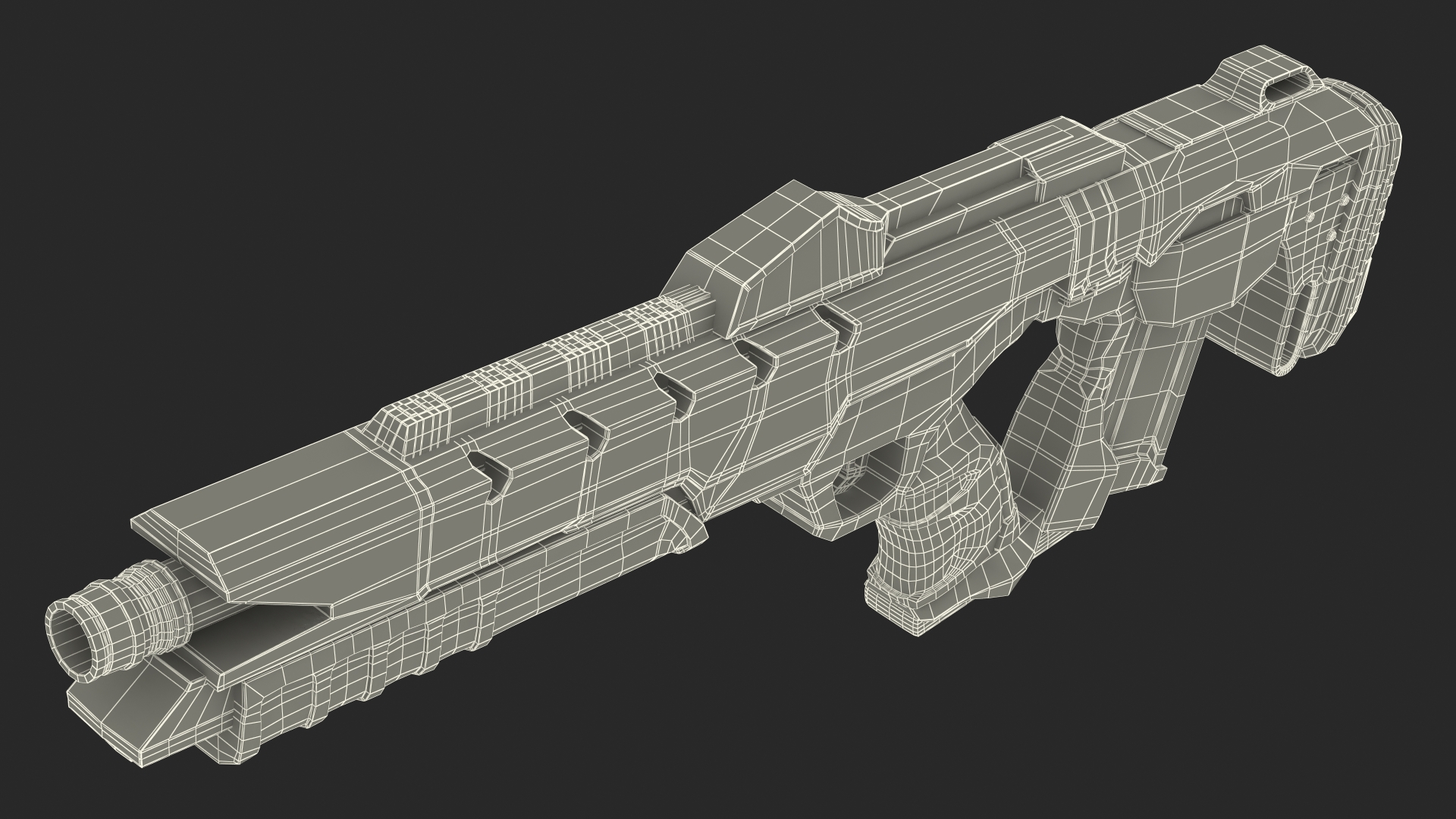 3D Sci-Fi Weapon model