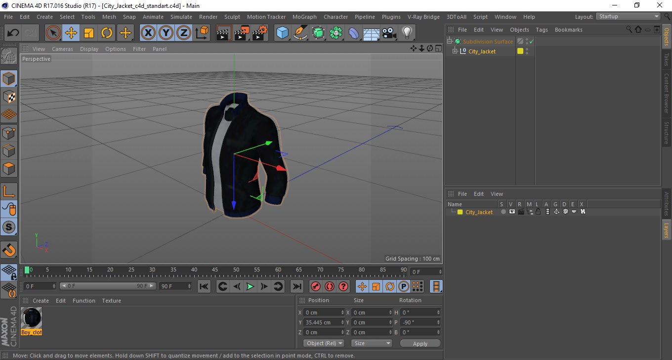 3D City Jacket