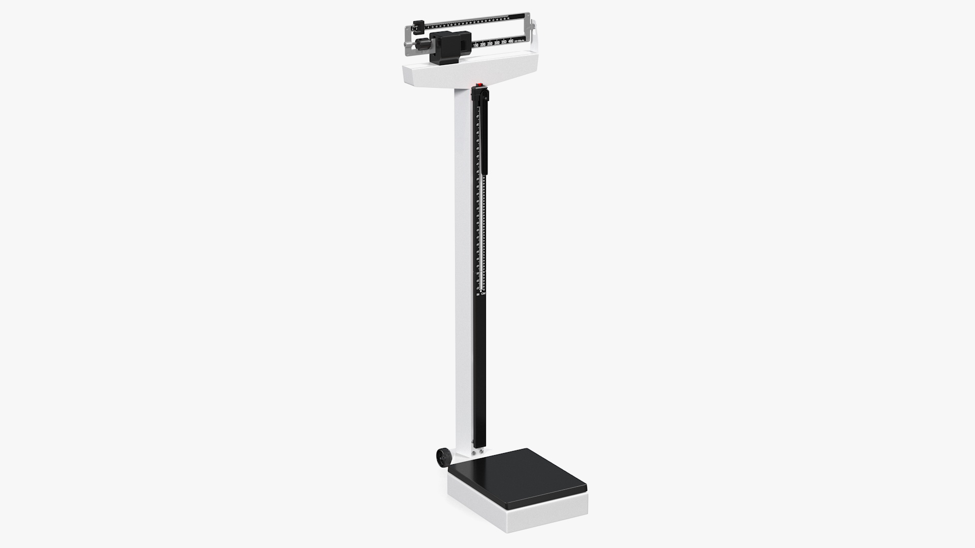 3D model Physician Weighing Scale with Height Rod