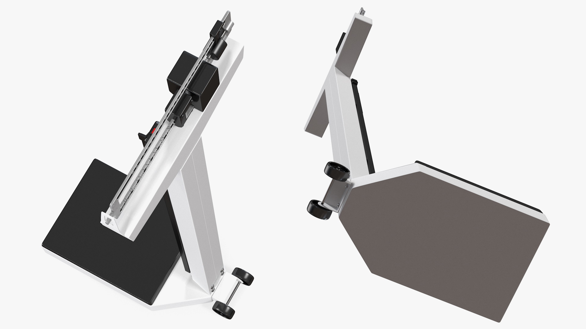 3D model Physician Weighing Scale with Height Rod
