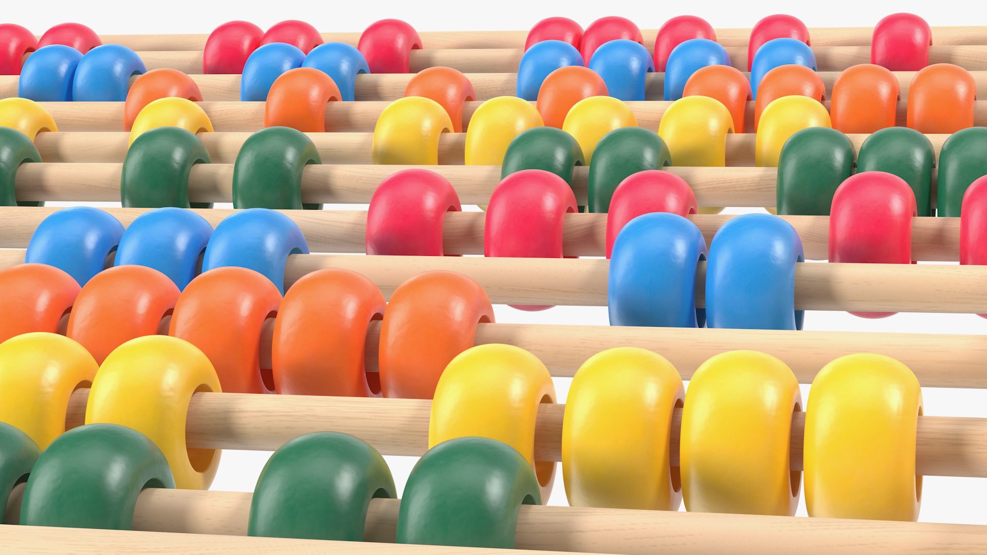 3D model Kids Educational Wooden Abacus