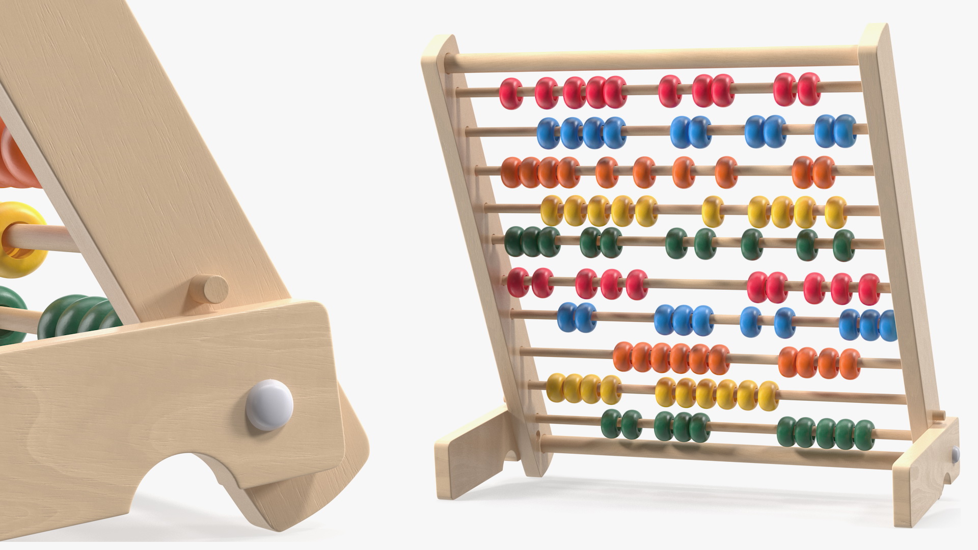 3D model Kids Educational Wooden Abacus