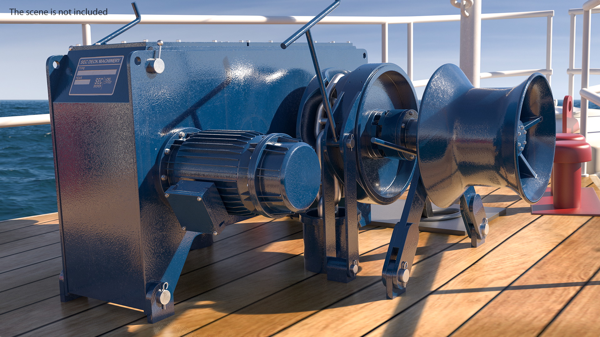 Marine Anchor Windlass 3D