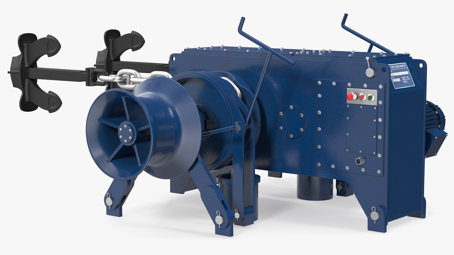 Marine Anchor Windlass 3D