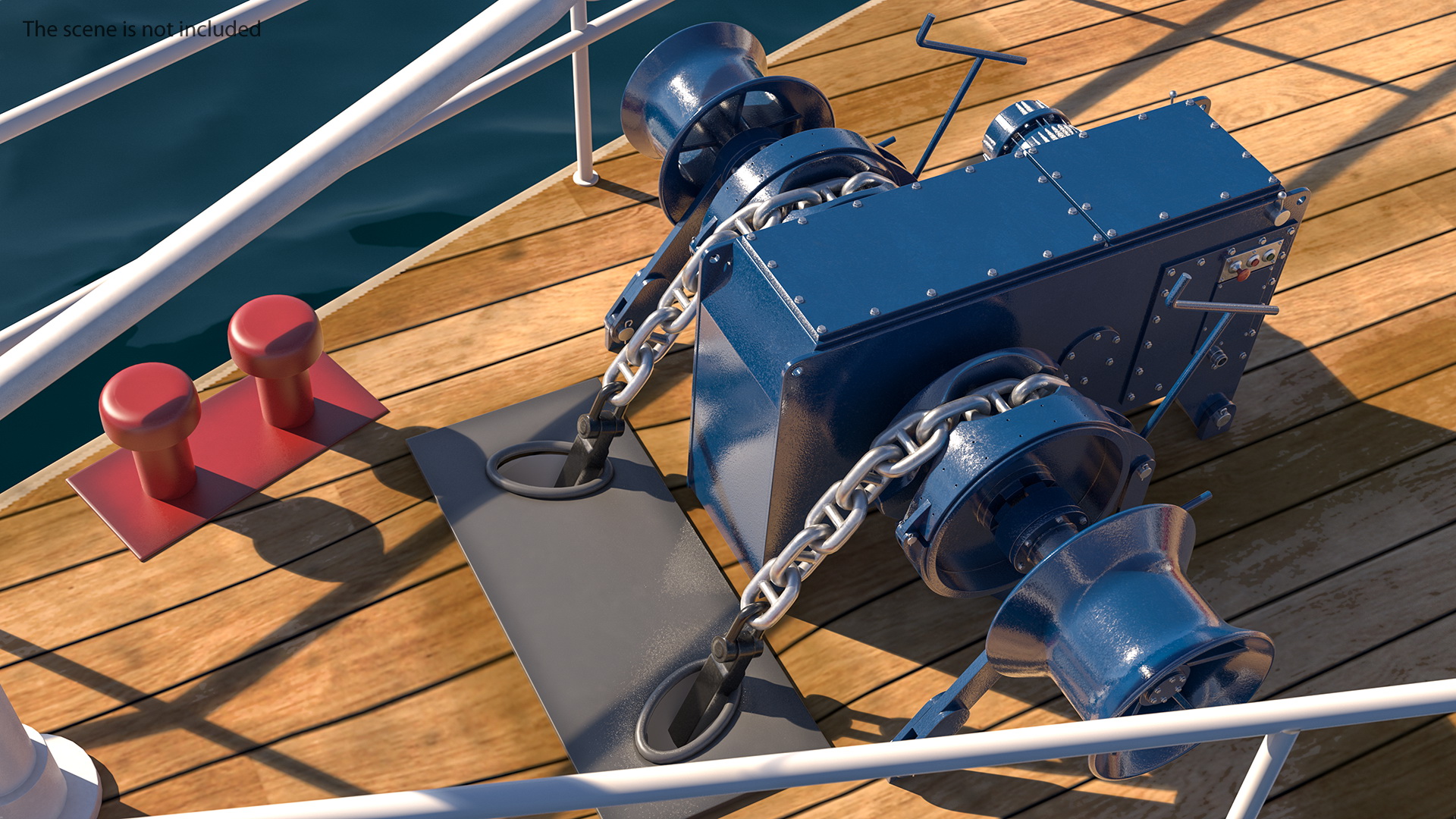 Marine Anchor Windlass 3D