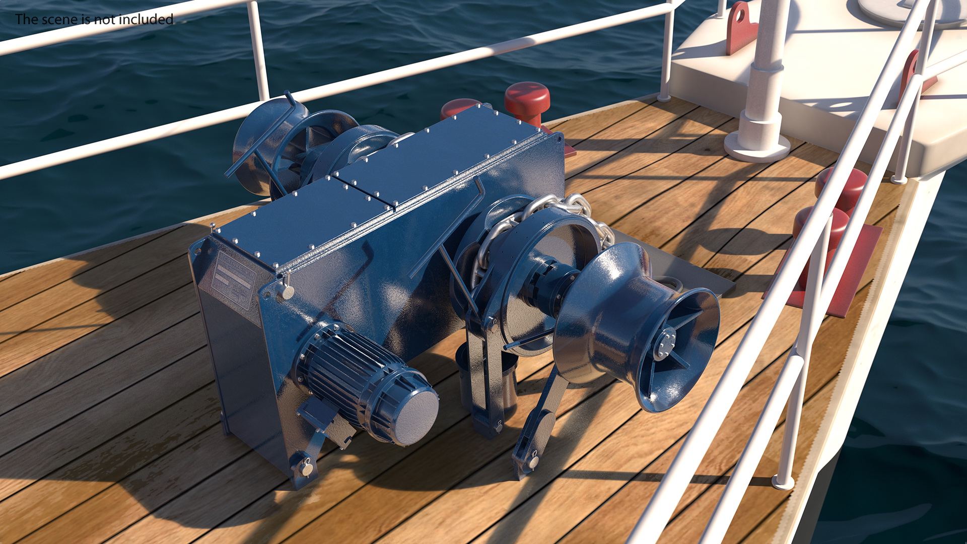 Marine Anchor Windlass 3D