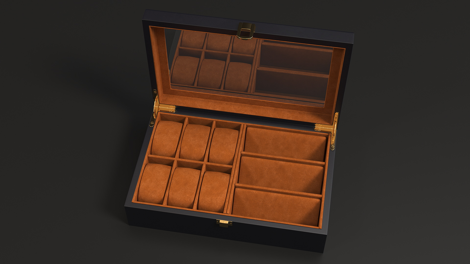 Box for Watches and Glasses 3D