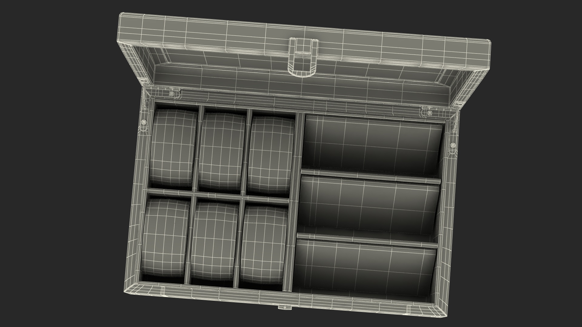Box for Watches and Glasses 3D