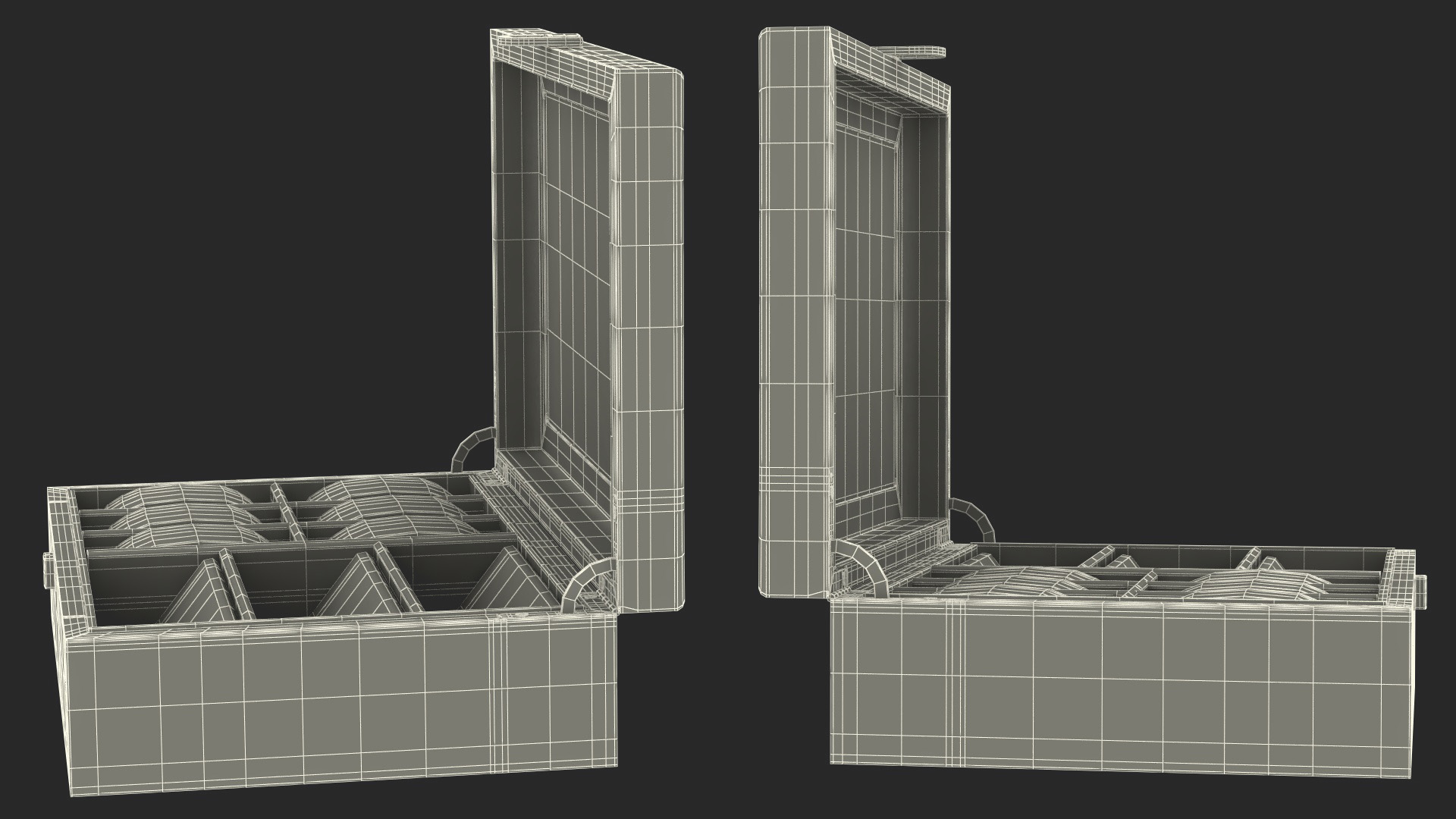 Box for Watches and Glasses 3D