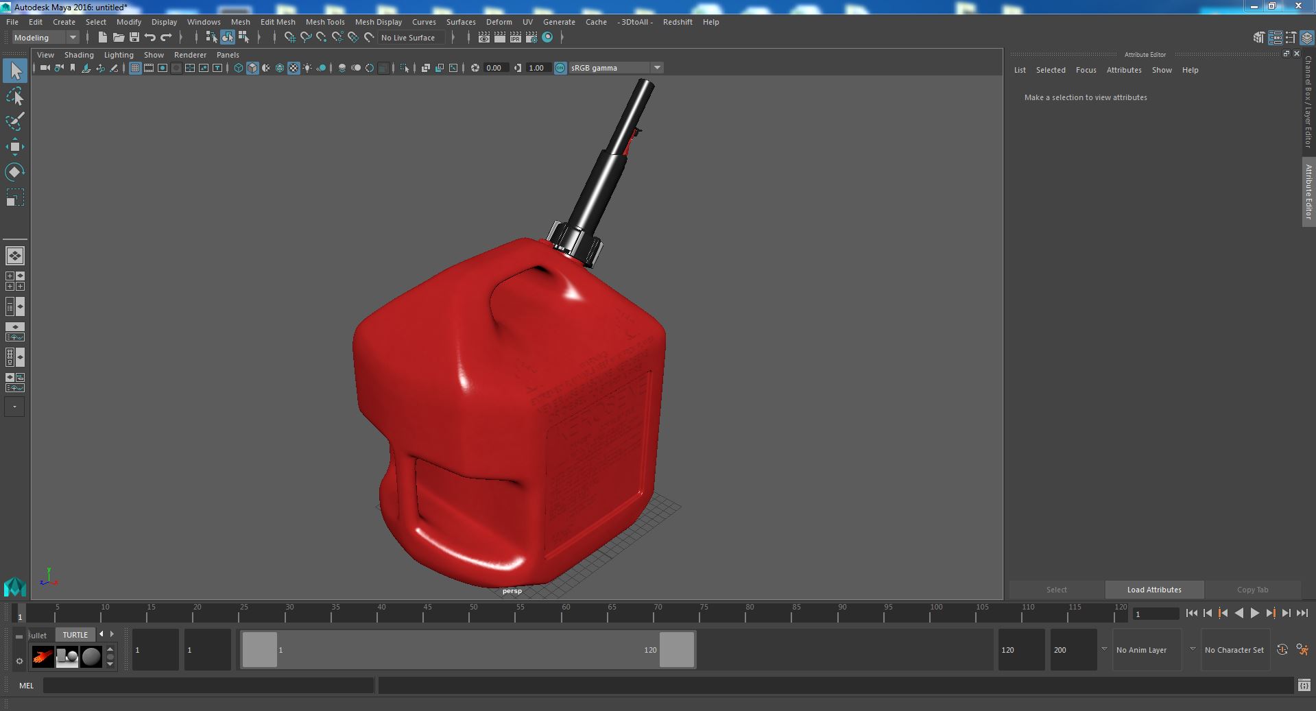 3D 5 Gallon Kerosene Can