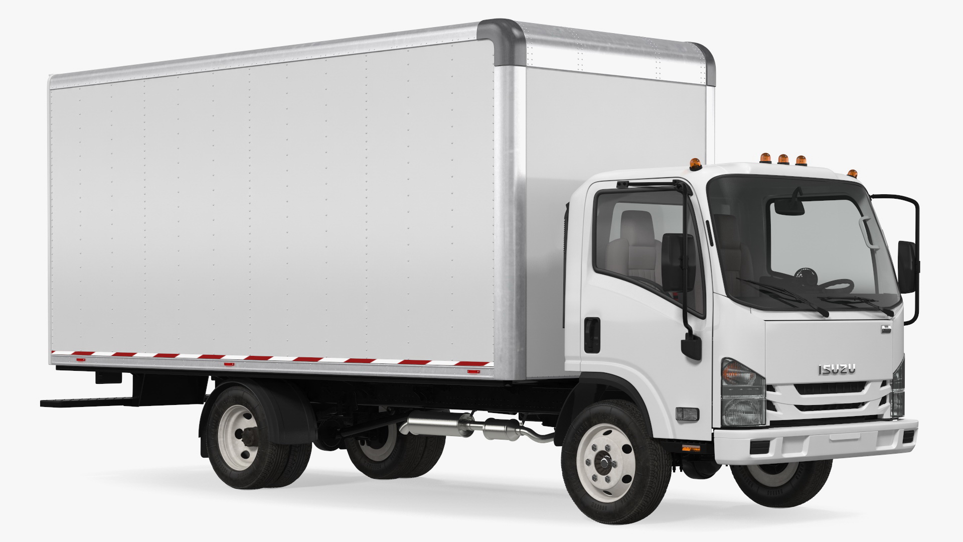 Freight Scanner HCVG with Isuzu Truck Rigged 3D model