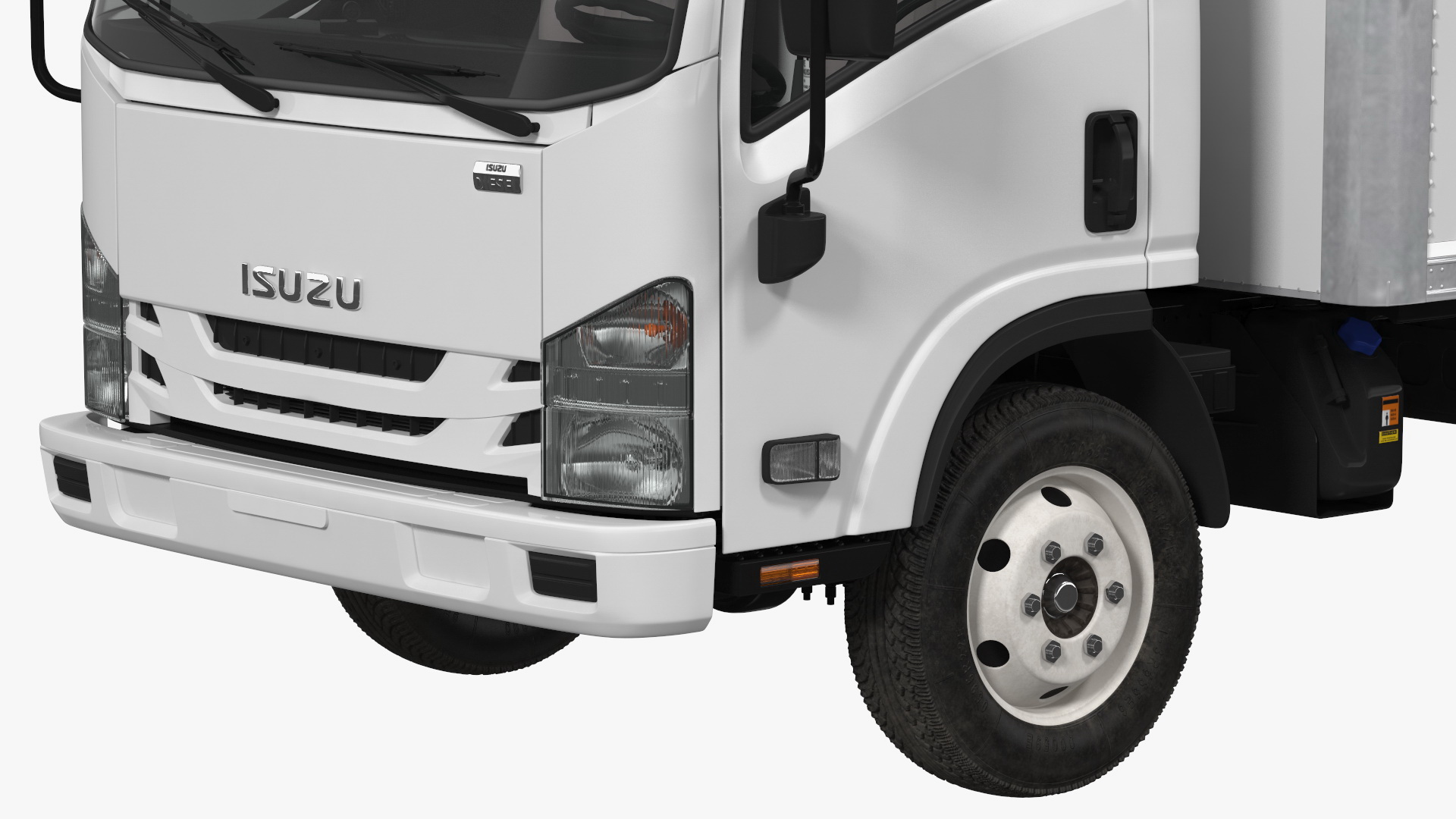 Freight Scanner HCVG with Isuzu Truck Rigged 3D model