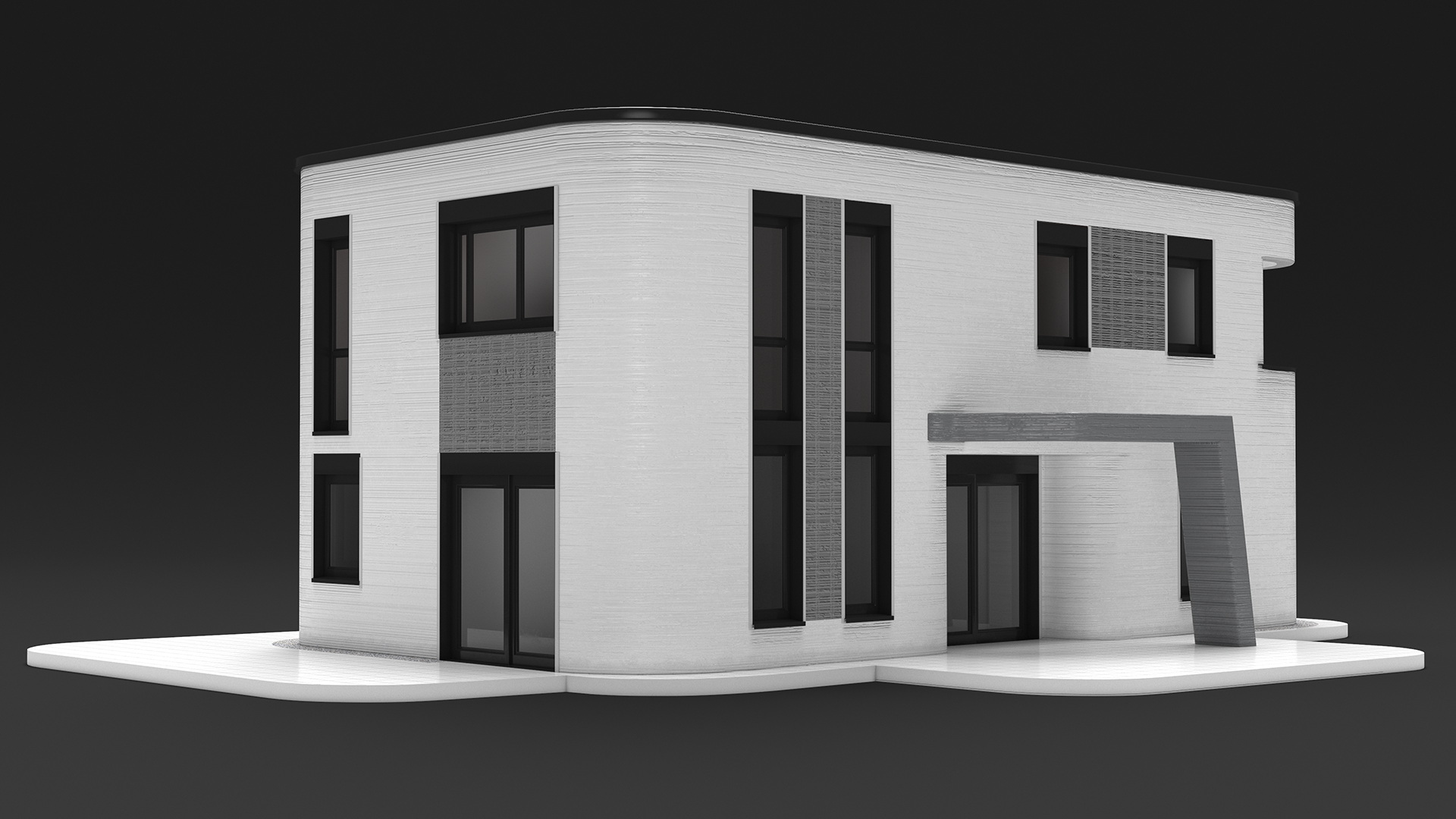 3D model 3D Printed House Exterior