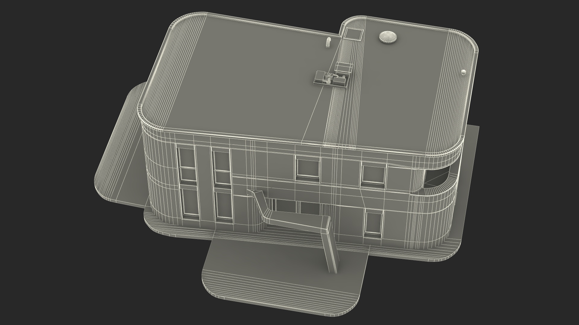 3D model 3D Printed House Exterior