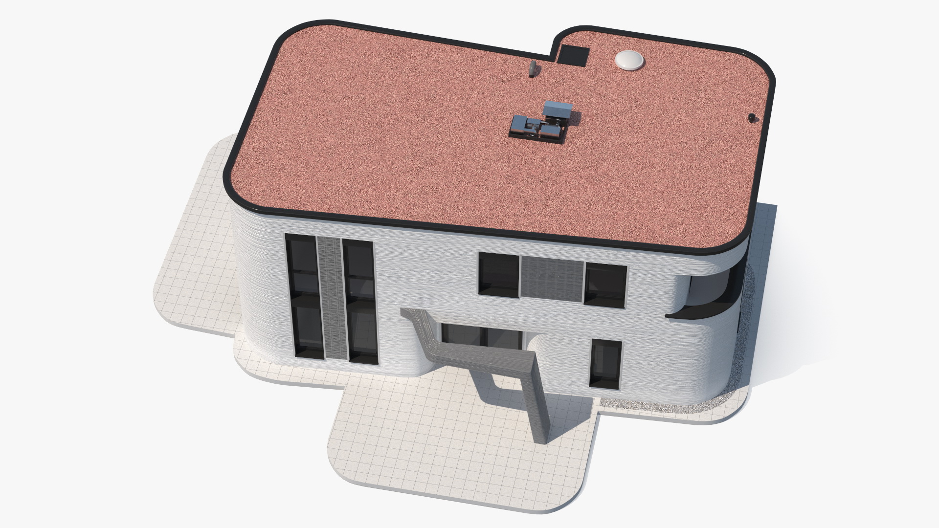 3D model 3D Printed House Exterior
