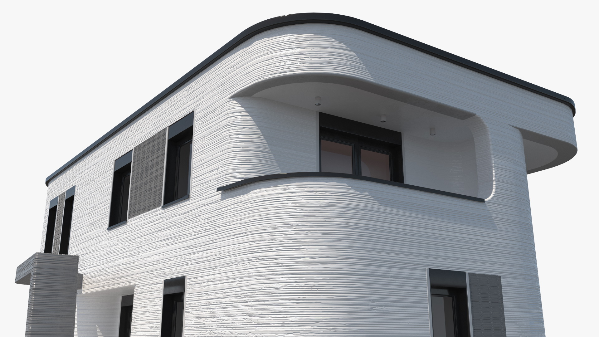 3D model 3D Printed House Exterior