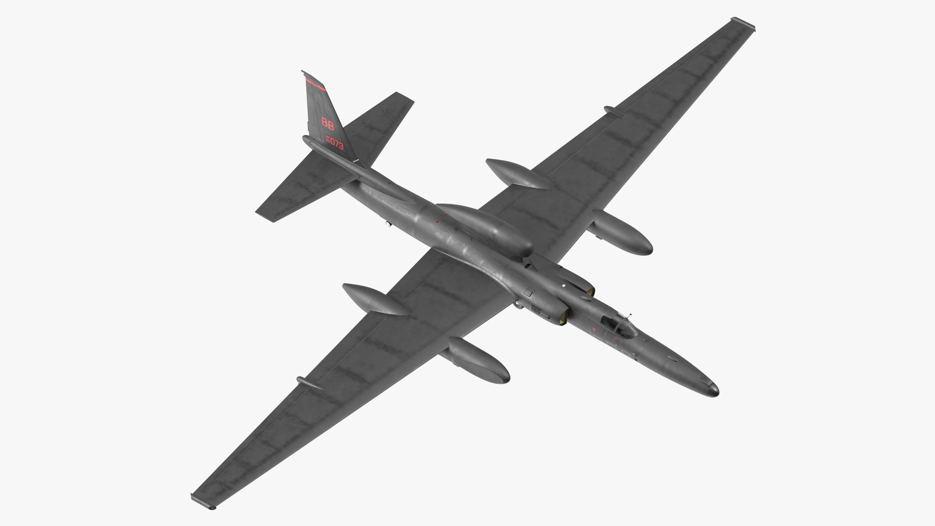 Aircraft Lockheed U_2 Dragon Lady Simple Interior 3D model