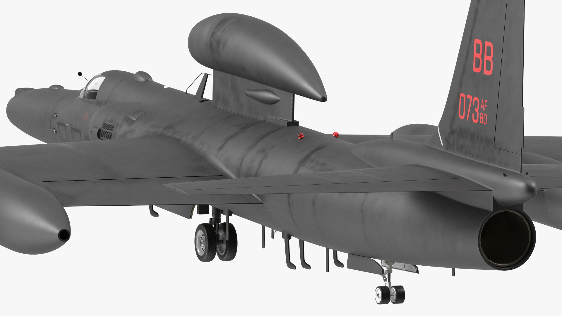 Aircraft Lockheed U_2 Dragon Lady Simple Interior 3D model