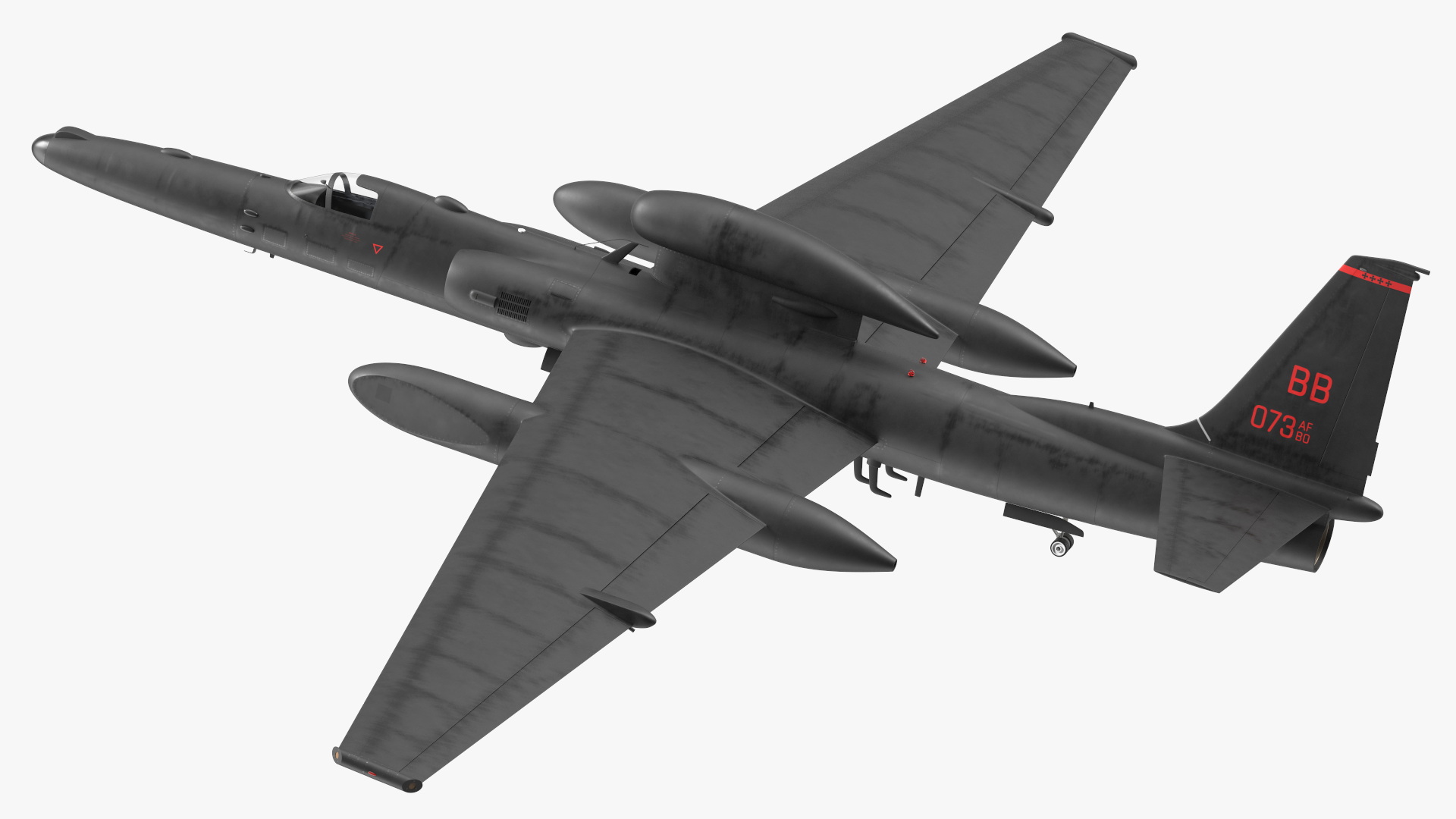 Aircraft Lockheed U_2 Dragon Lady Simple Interior 3D model
