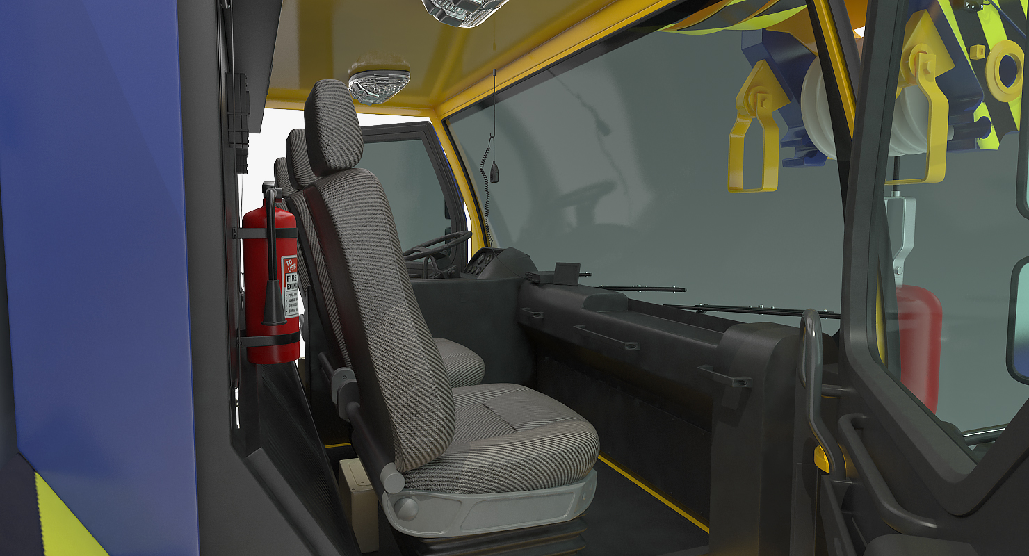 3D model Heavy Duty Mobile Crane Rigged