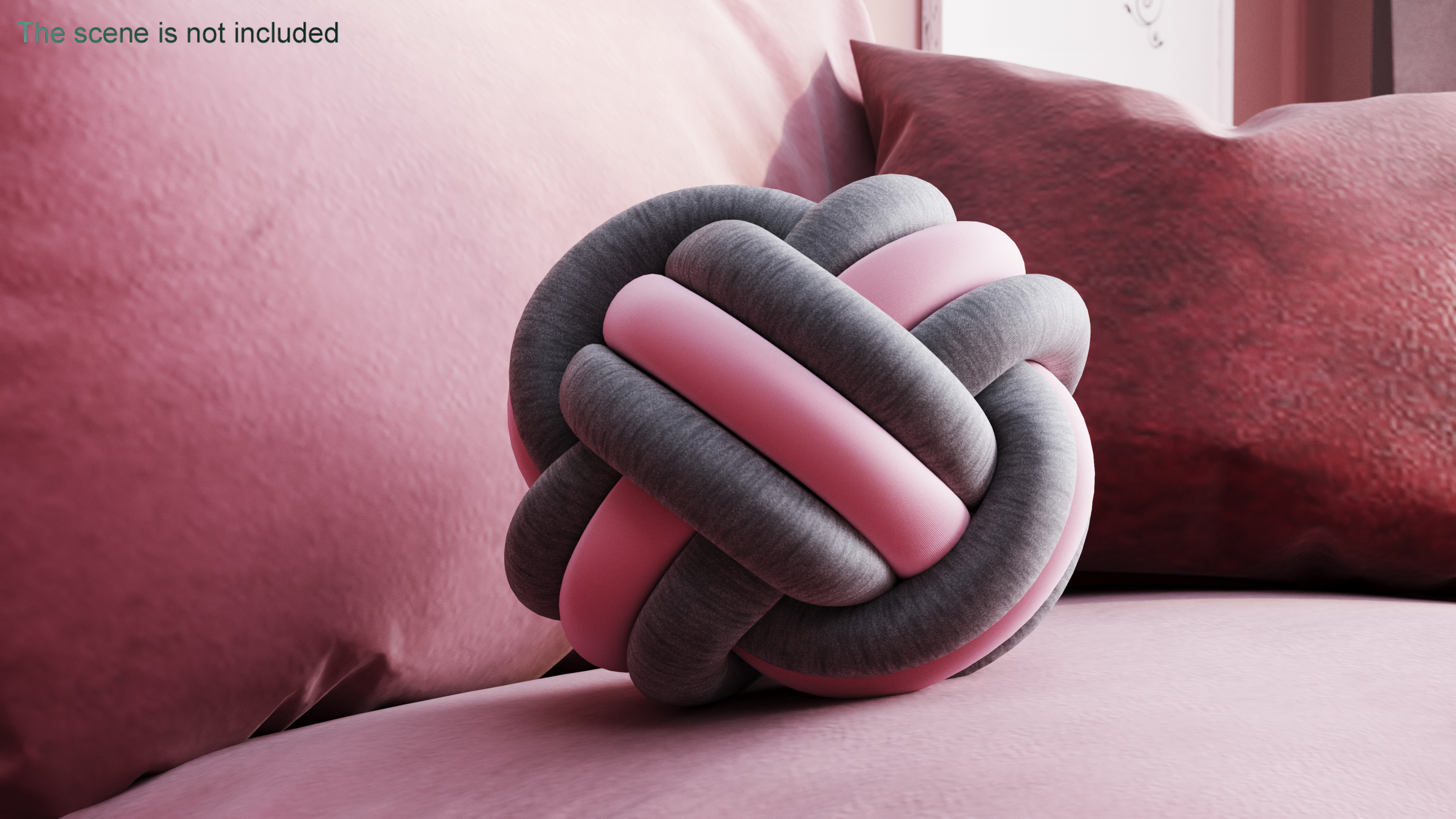 3D model Decorative Knot Ball Pillow Cushion