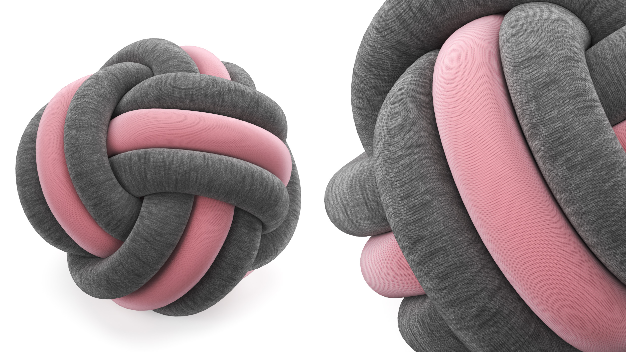 3D model Decorative Knot Ball Pillow Cushion
