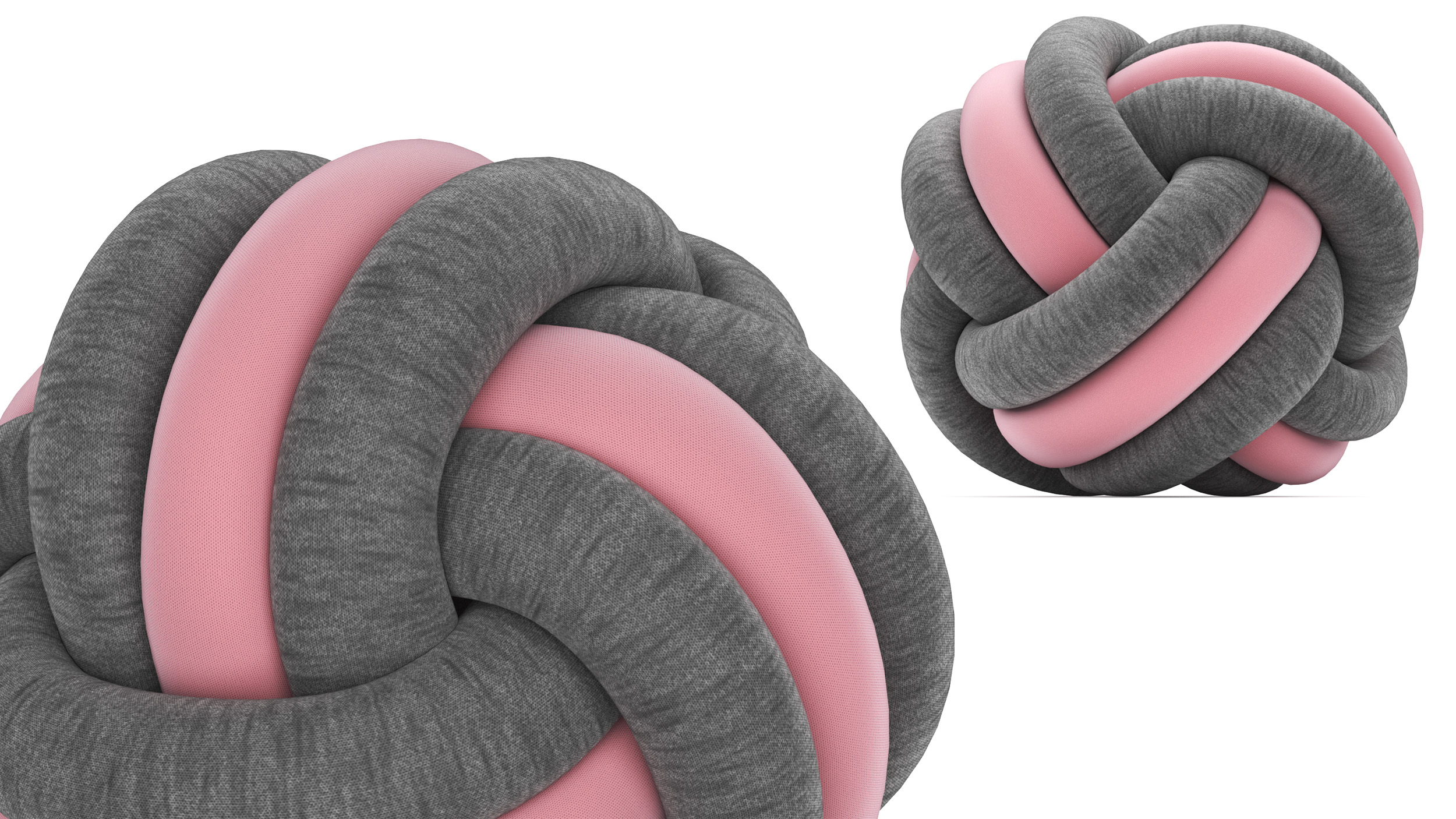 3D model Decorative Knot Ball Pillow Cushion