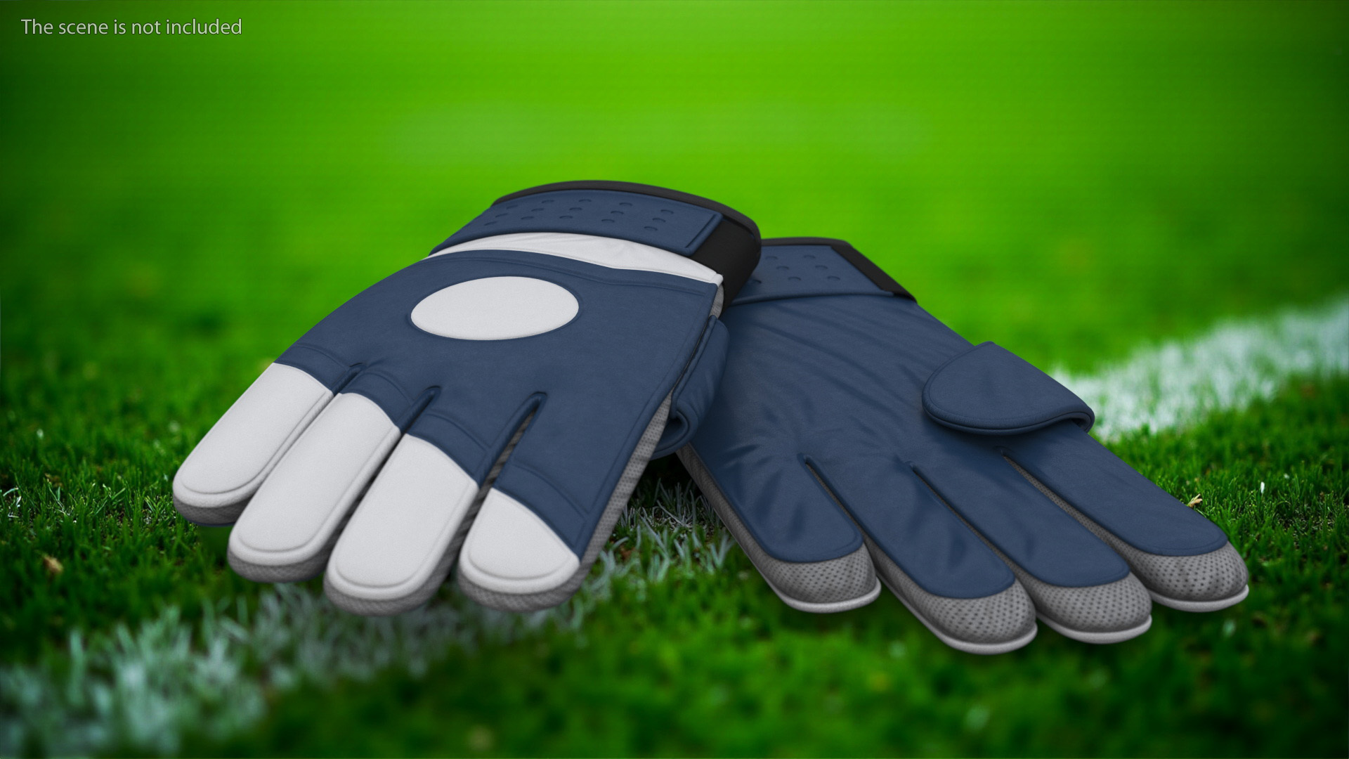 Soccer Goalkeeper Gloves 3D model