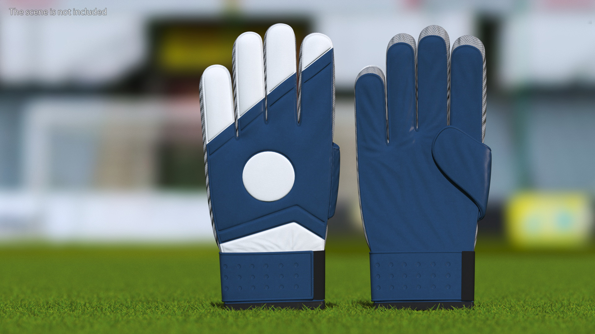 Soccer Goalkeeper Gloves 3D model