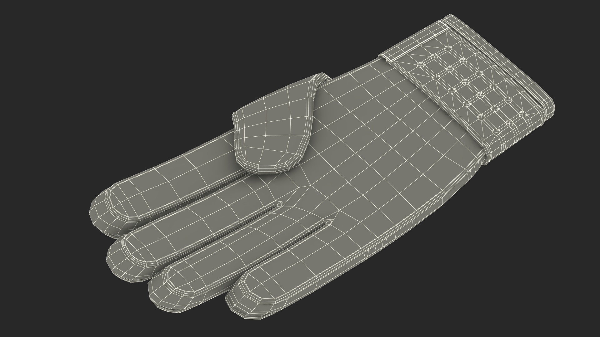 Soccer Goalkeeper Gloves 3D model