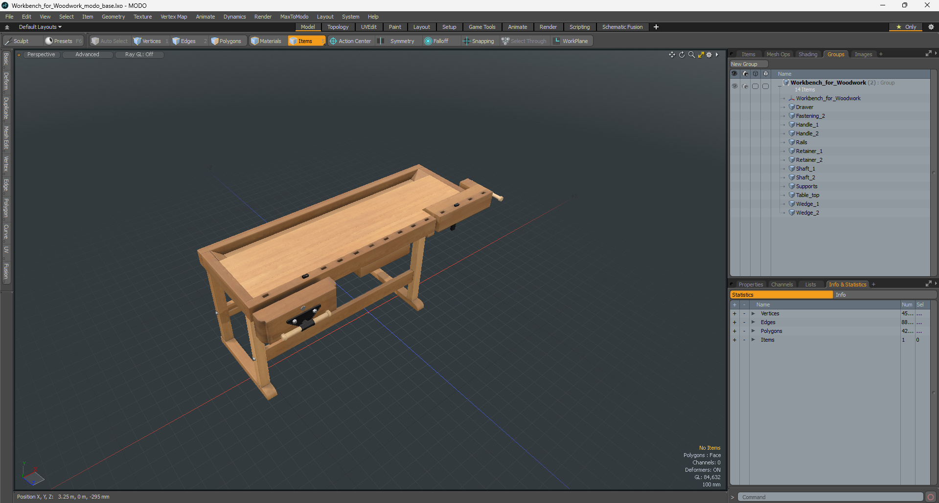 Workbench for Woodwork 3D