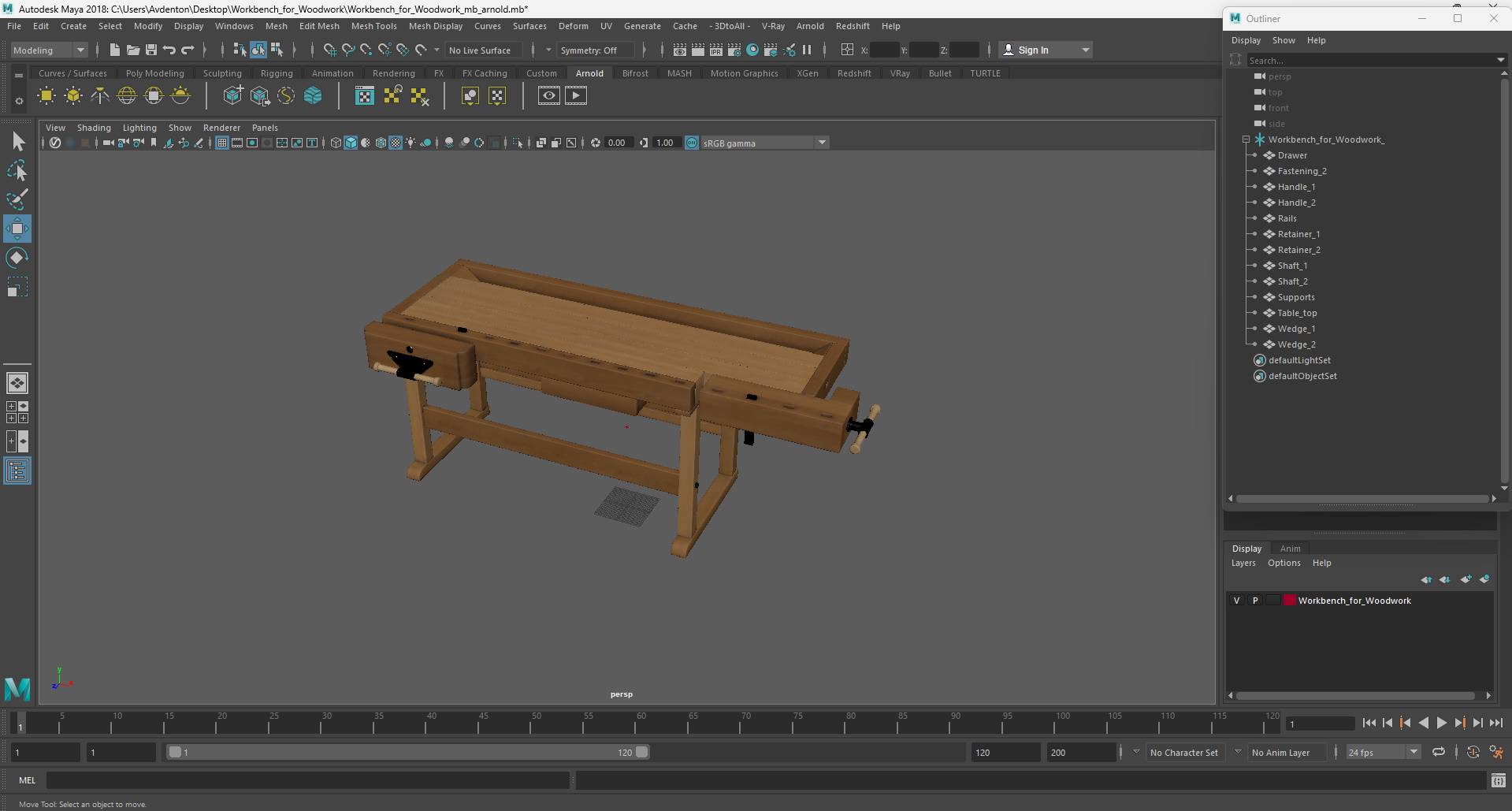 Workbench for Woodwork 3D